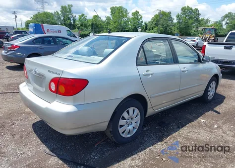 2004 Toyota Corolla Le z USA, uszkodzony, nr VIN JTDBR32E342046344